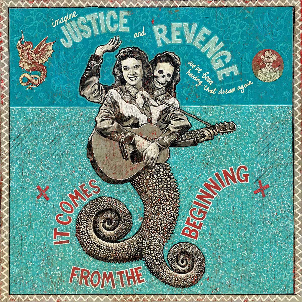 From the Beginning- Large Print Jon Langford