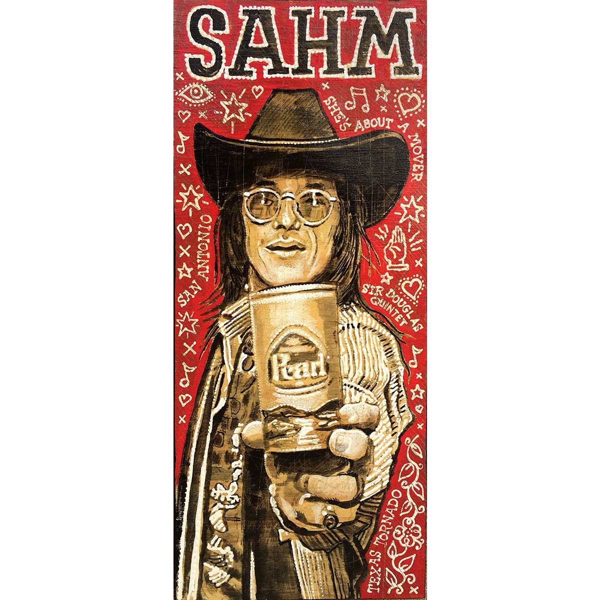 Doug Sahm - Large Print Jon Langford