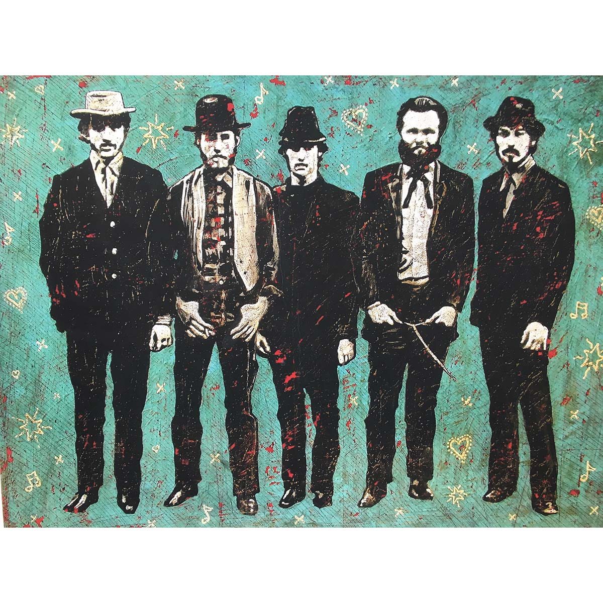 The Band - Large Print Jon Langford