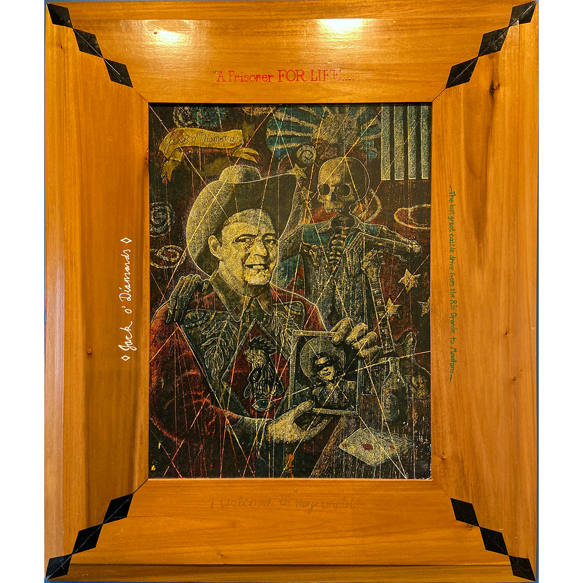 Jack O' Diamonds - 1995 Painting Jon Langford