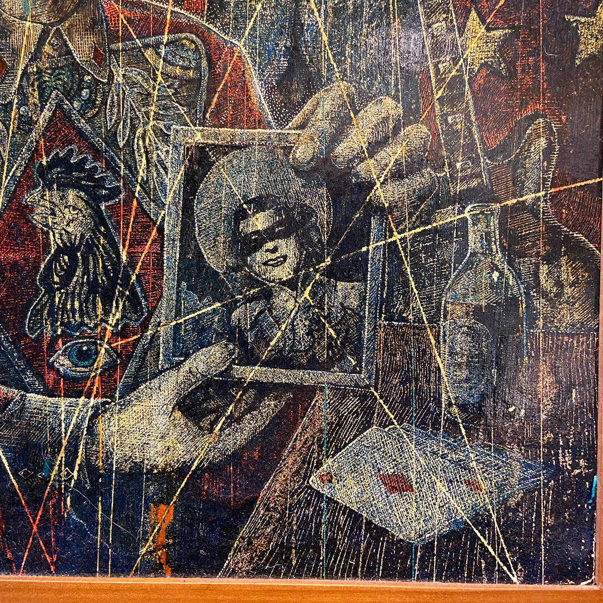 Jack O' Diamonds - 1995 Painting Jon Langford