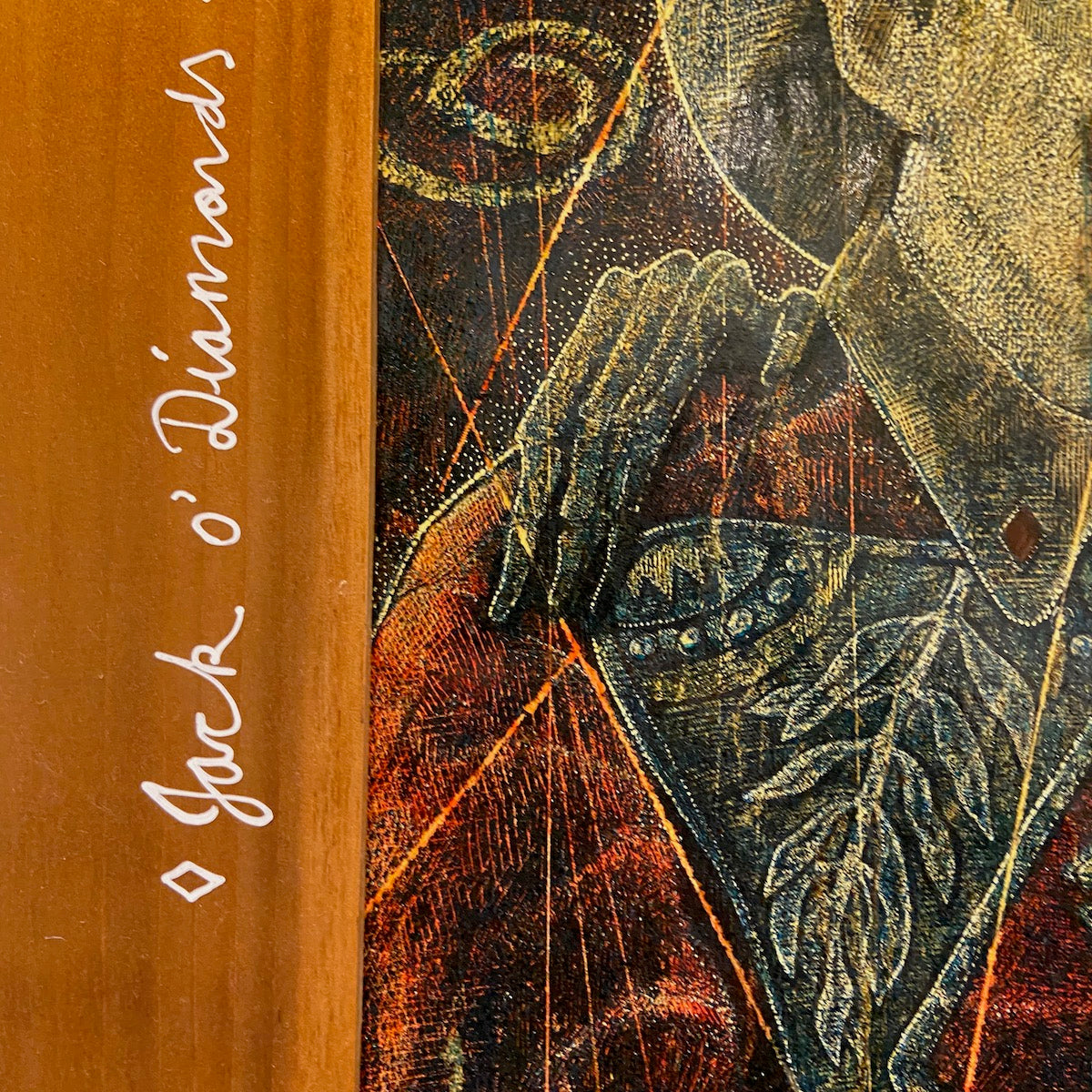 Jack O' Diamonds - 1995 Painting Jon Langford