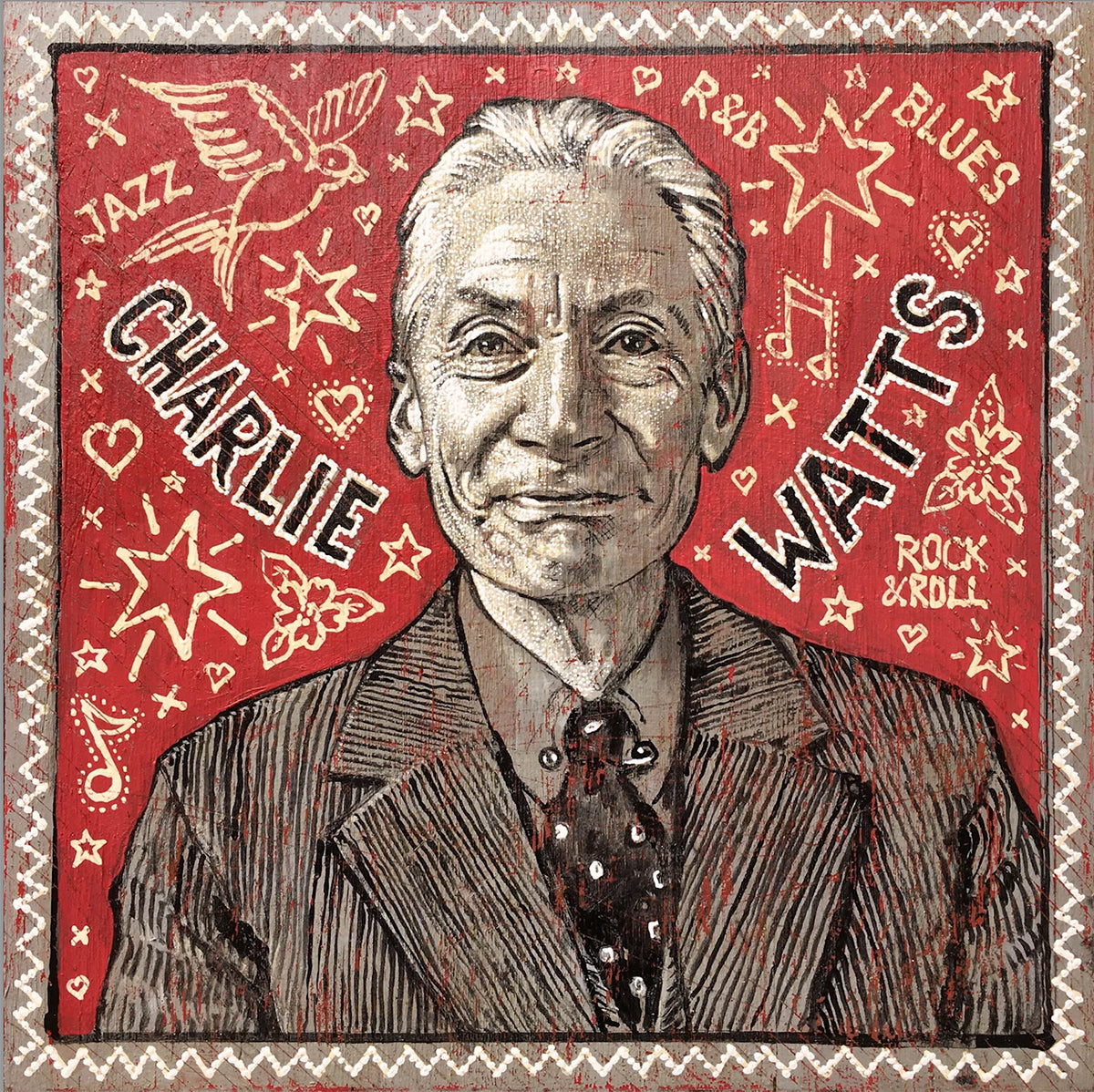 Charlie Watts Jon Langford