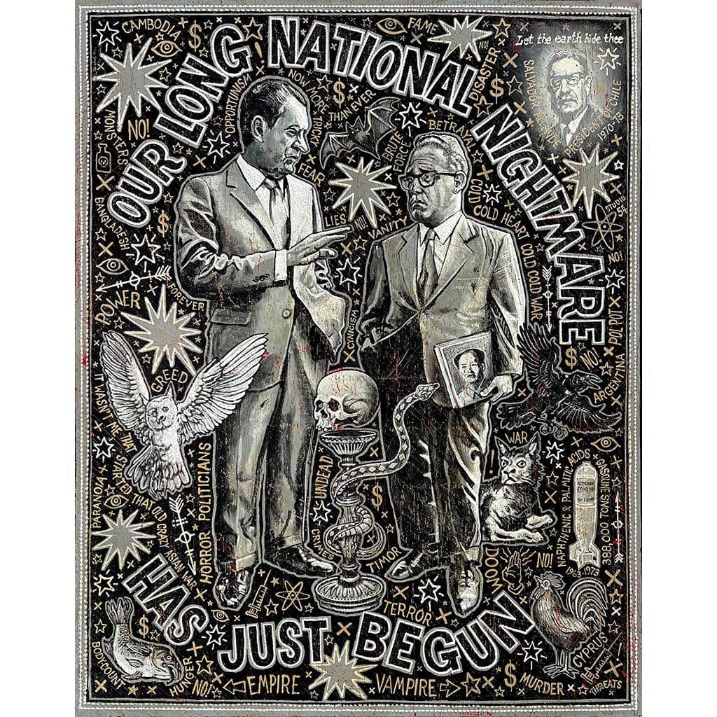 Long National Nightmare - Print Jon Langford