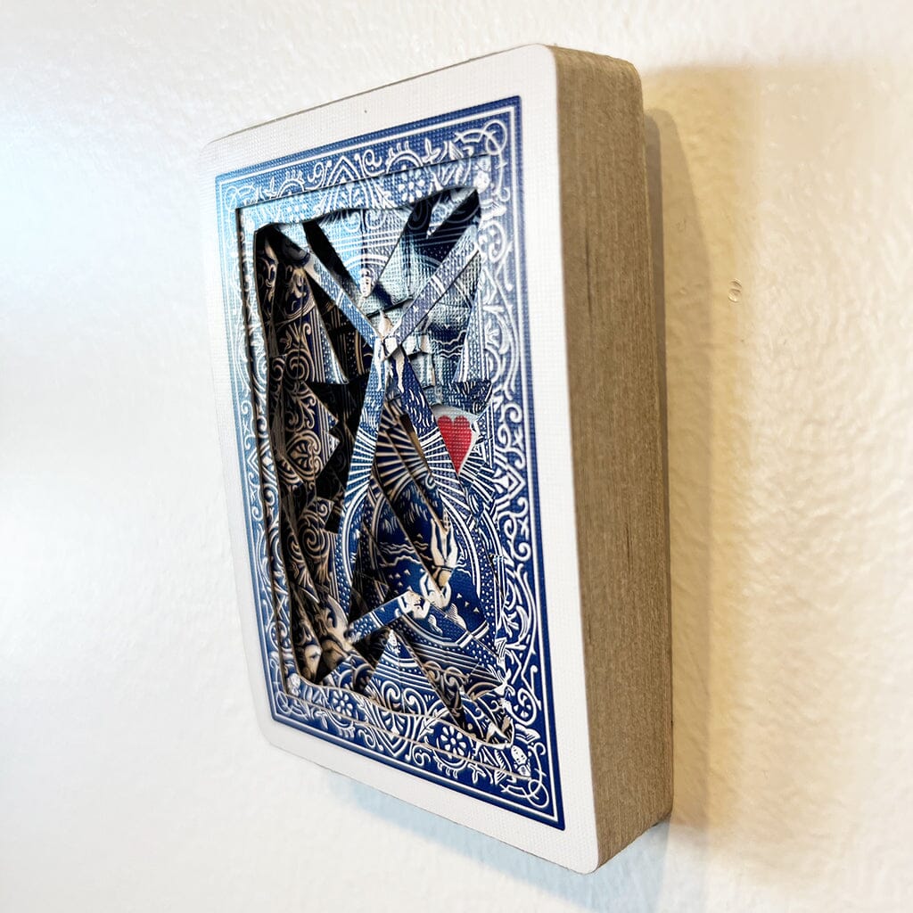 Carved Cards - Blue Dan Levin