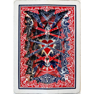 Carved Cards - Red & Blue Dan Levin