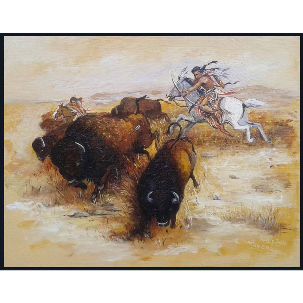 Buffalo Hunting Study Eric Bellis