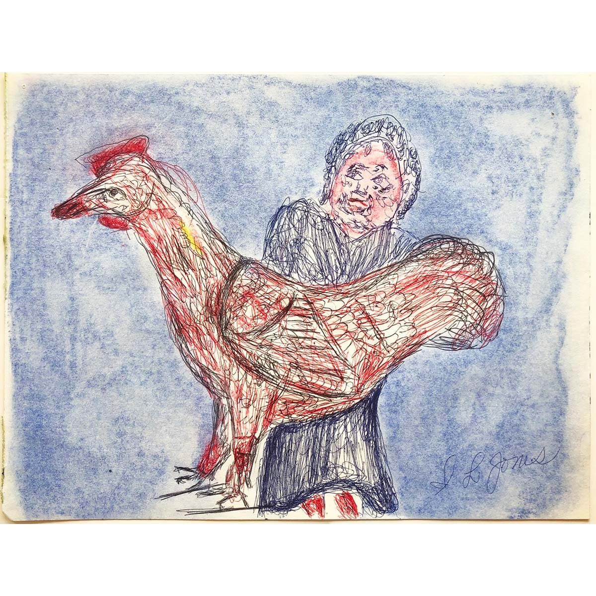 Rooster & Woman S.L. Jones