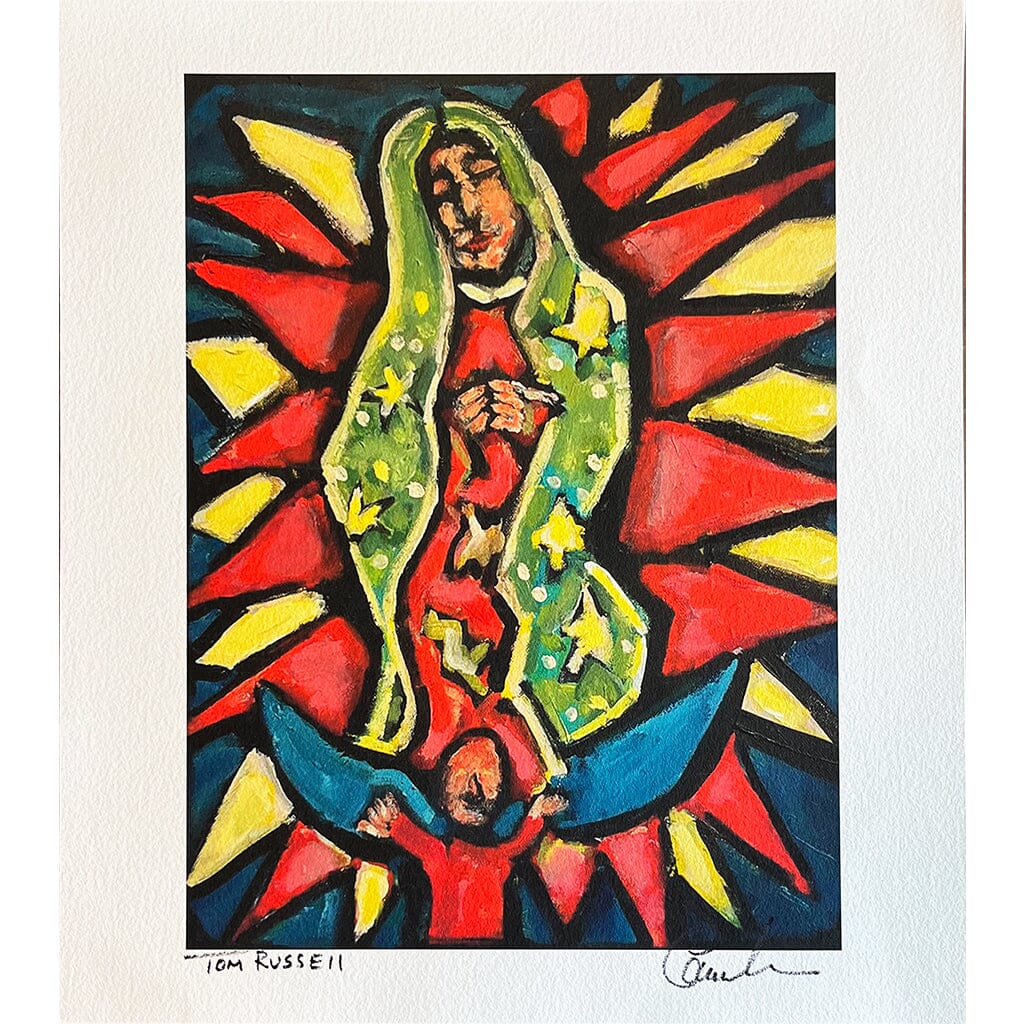 Virgin Mary Print Tom Russell